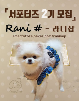 2021년 라니샵 서포터즈 2기 모집.