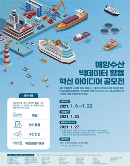 2021년 해양수산 빅데이터 활용 혁신 아이디어 공모전.