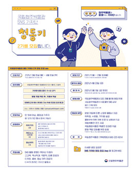 2021년 국립청주박물관 SNS 기자단 2기 청·동·기 모집.