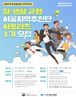 2021년 일·생활균형 서울지역 추진단 서포터즈 모집.