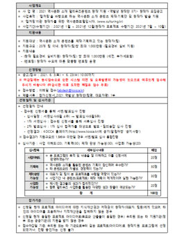 2021 역사문화 소재 멀티유즈콘텐츠 창작 지원 '역발상 창작단 3기' 창작자 모집.