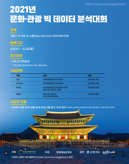 2021년 문화 · 관광 빅 데이터 분석대회.