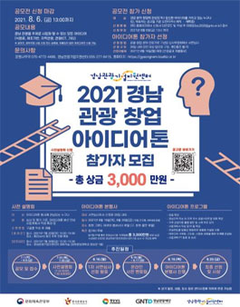 2021 경남 관광 창업 아이디어톤.