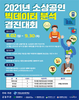 2021년 소상공인 빅데이터 분석 경진대회.