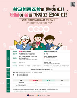 2021 제3회 학교협동조합 참여공모전 (운영사례 및 아이디어).