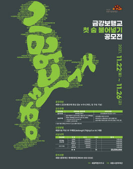 세종시 금강보행교 첫 숨 불어넣기 공모전.