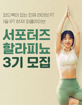 진짜 라이브 PT 피클라이브 서포터즈 할라피뇨 3기 모집.
