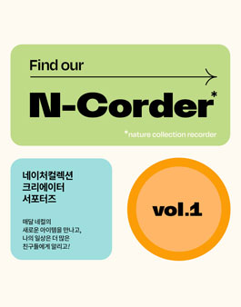 네이처컬렉션 크리에이터 서포터즈 N-Corder Vol.1 모집.