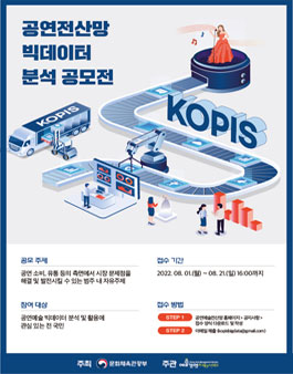 예술경영지원센터 KOPIS 공연전산망 빅데이터 분석 공모전