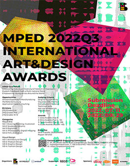 MPED 2022Q3 국제 아트앤디자인 공모전 (참가비 있음)
