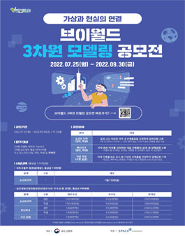 가상과 현실의 연결, 2022 브이월드 3차원 모델링 공모전