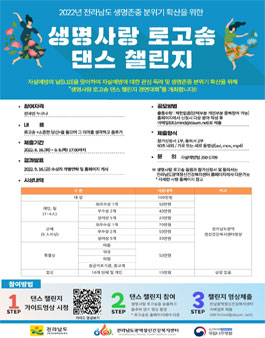 2022년 생명사랑 로고송 댄스 챌린지 경연대회.
