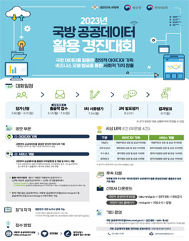 2023 국방 공공데이터 활용 경진대회 ​.