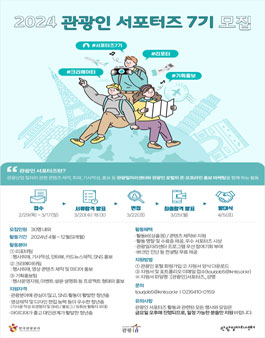 2024 관광인 서포터즈 7기 모집