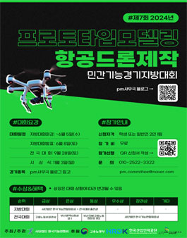 2024년 제7회 프로토타입모델링(항공드론제작) 민간기능경기대회.