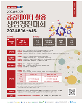 2024 대전광역시 공공데이터 활용 경진대회.