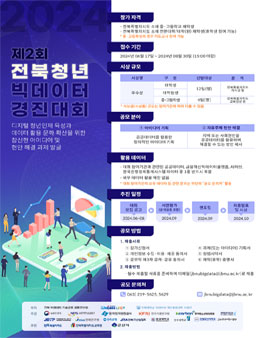 제2회 전북청년 빅데이터 경진대회.