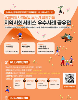 2024년 모두가 함께하는 지역사회서비스 우수사례 공유전