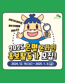[은평구청] 2025년 은평 온라인 홍보활동가 모집