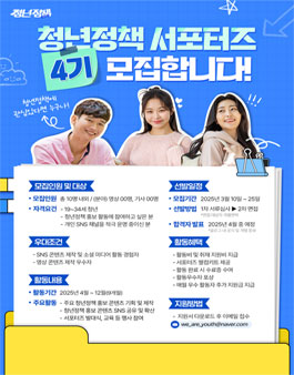 국무조정실 청년정책 서포터즈 4기 모집