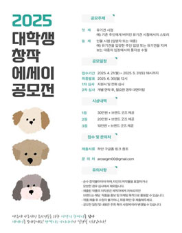 대학생 창작 에세이 공모전.