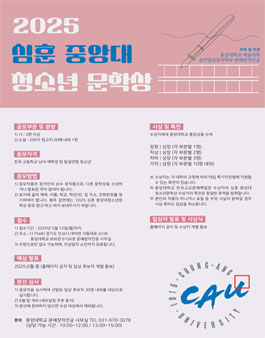 2025 심훈 중앙대청소년문학상