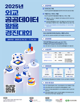 2025년 외교 공공데이터 활용 경진대회.