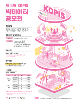 [문화체육관광부] 제5회 KOPIS 빅데이터 공모전