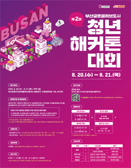 제2회 부산 글로벌허브도시 청년 해커톤 대회.