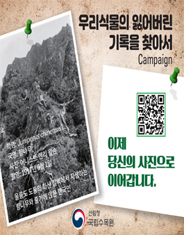 광복80주년 기념 식물 기억 회복 사진 공모전.