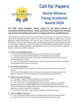 WAIFC Young Academic Award 2026 논문 공모전.